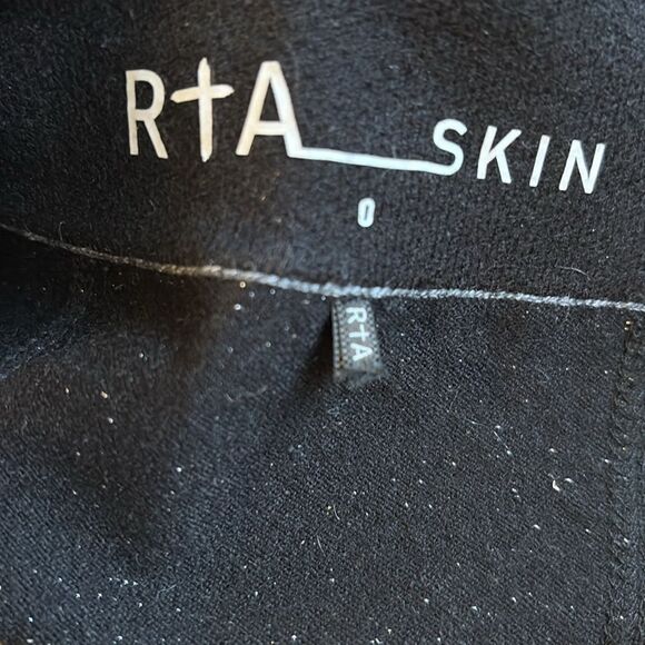 NWOT RtA Skin Nour Strapless Bustier Style Cropped Knit Top in Black Lurex - Picture 5 of 6